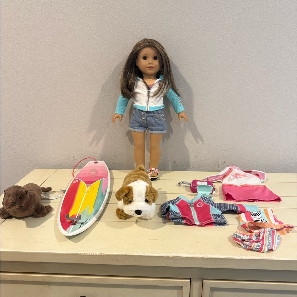 American Girl Doll Joss with accessories